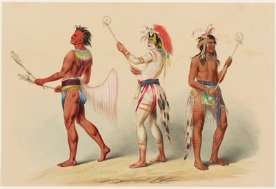 Ball Players by George Catlin