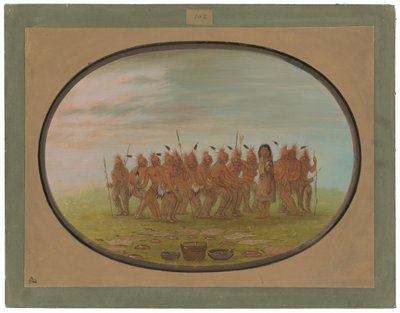 Dance to the Berdache - Sauk by George Catlin