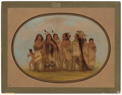 Distinguished Crow Indians by George Catlin
