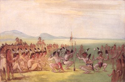 Eagle Dance, Choctaw by George Catlin