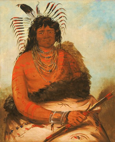 Háh-nee, The Beaver, a Warrior by George Catlin