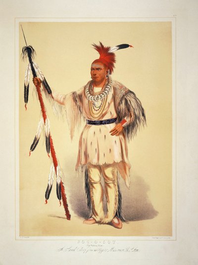 Joc-o-sot (The Walking Bear) by George Catlin