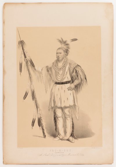 Joc-o-sot, the Walking Bear by George Catlin