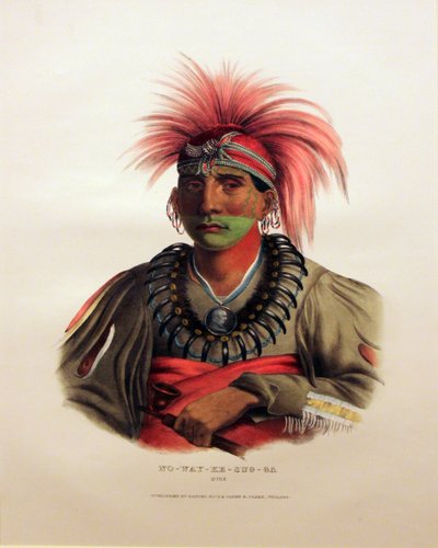 No-Way-Ke-Sug-Ga, Otoe by George Catlin