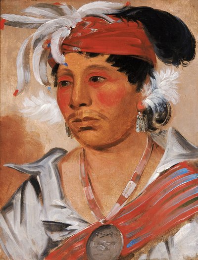 String, a Renowned Warrior by George Catlin