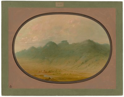 View of the Crystal Mountains, Brazil by George Catlin
