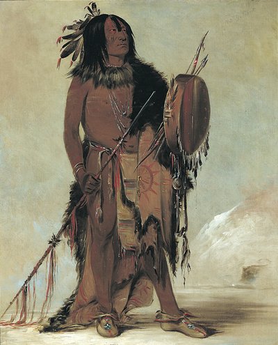 Wun-nes-tou, White Buffalo, an Aged Medicine Man, 1832 by George Catlin