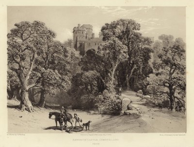 Naworth Castle, Cumberland by George Cattermole