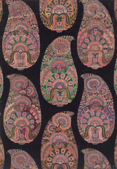 Fabric Design for Paisley Shawls by George Charles Haite