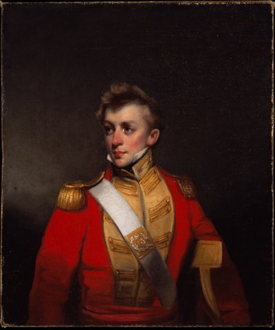 An Unidentified Officer of the 13th Bombay Native Infantry, circa 1824 by George Chinnery
