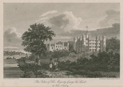 The Palace of His Majesty King George III at Kew, Surrey by George Cooke