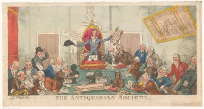 Meeting of The Society of Antiquaries by George Cruikshank