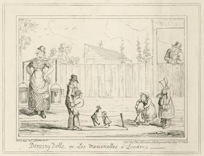 Dancing Dolls by George Cruikshank
