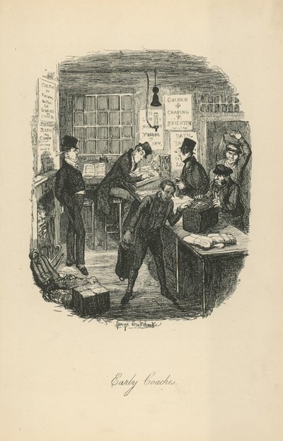 Early Coaches by George Cruikshank
