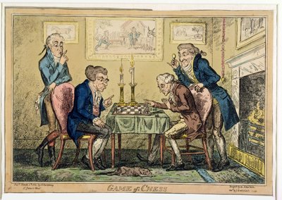 Game of Chess, Published by H. Humphrey, London by George Cruikshank