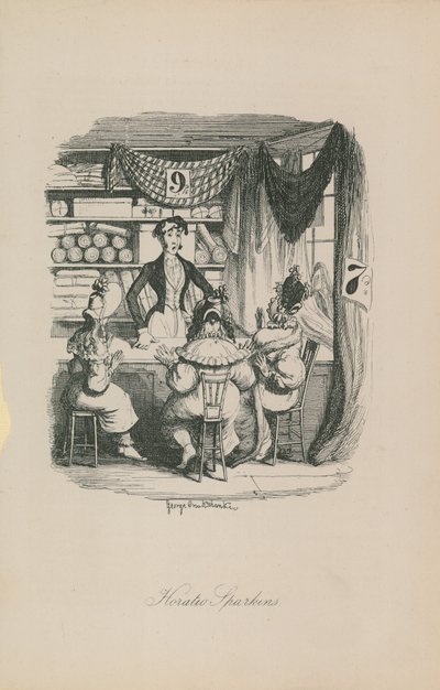 Horatio Sparkins by George Cruikshank