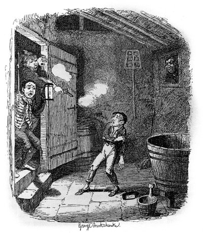 Illustration for Oliver Twist by Charles Dickens, by George Cruikshank by George Cruikshank
