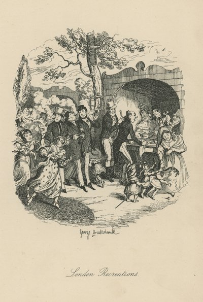 London Recreations by George Cruikshank