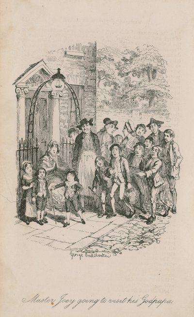 Master Joey going to visit his Godpapa by George Cruikshank