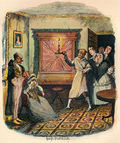 Mrs. Tibbs and Mr. Evenson, c1900 by George Cruikshank