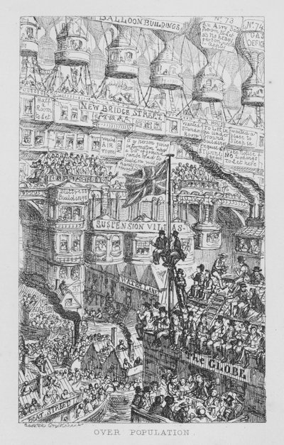 Overpopulation by George Cruikshank