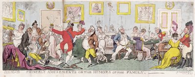 Princely Amusements or The Humors of the Family by George Cruikshank