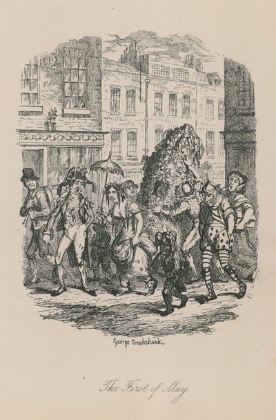 Scene of London Life: The First of May by George Cruikshank