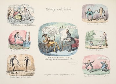 Scraps and Sketches; Nobody Made Fun of, published 1831 by George Cruikshank