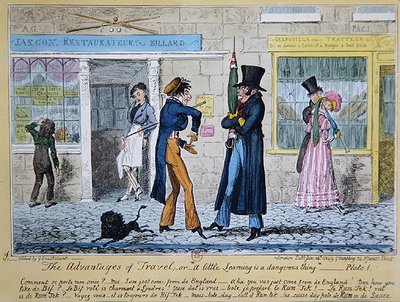 The Advantages of Travel or A Little Learning is a Dangerous Thing by George Cruikshank