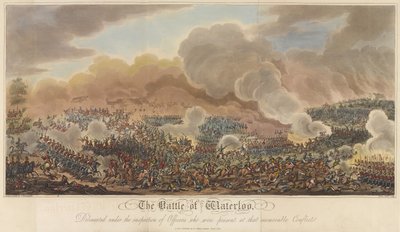 The Battle of Waterloo by George Cruikshank