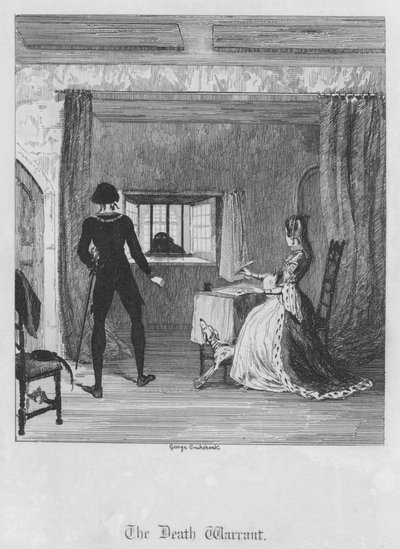 The Death Warrant by George Cruikshank