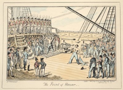 The Point of Honor, from Greenwich Hospital, a Series of Naval Sketches, Descriptive of a Life of a Man-of-War