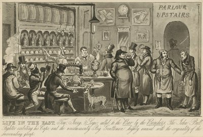 Tom, Jerry and Logic Called to the Bar by the Benchers by George Cruikshank