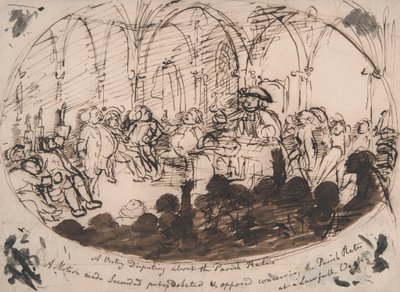 A Vestry Disputing about the Parish Rates by George Dance