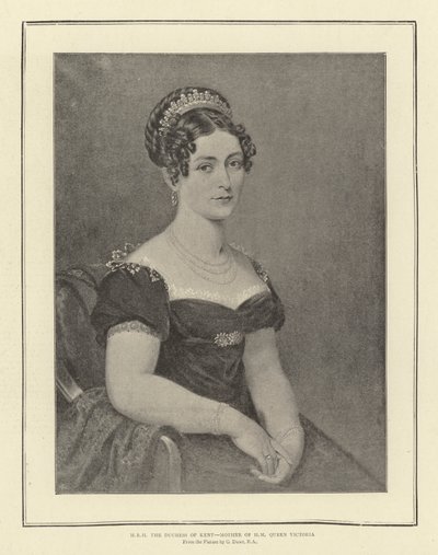 H R H the Duchess of Kent, Mother of H M Queen Victoria by George Dawe