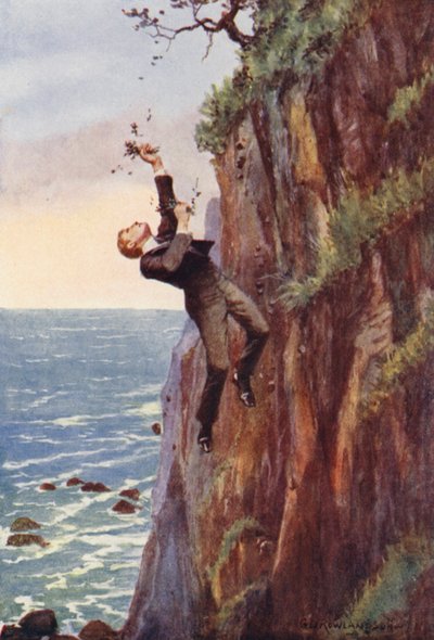 With a Wild Shriek He Fell Headlong Down by George Derville (after) Rowlandson