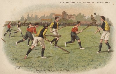 Lacrosse by George Derville after Rowlandson
