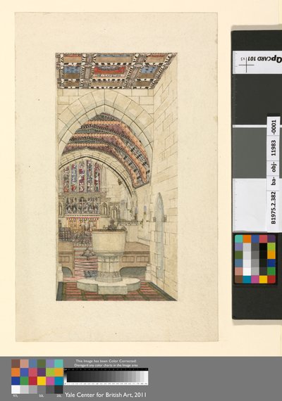 Design for Polychromatic Decoration of a Church by George Edmund Street
