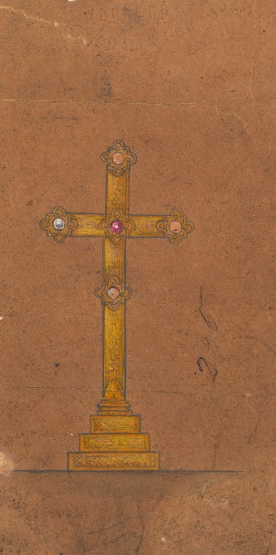 Designs executed for Jones and Willis, metal and wood-workers and church furniture manufacturers of Birmingham and London by George Edmund Street