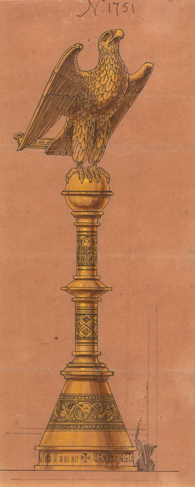 Designs executed for Jones and Willis, metal and wood-workers and church furniture manufacturers of Birmingham and London by George Edmund Street