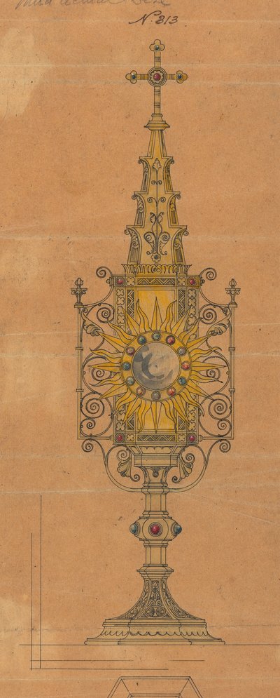 Designs executed for Jones and Willis, metal and wood-workers and church furniture manufacturers of Birmingham and London by George Edmund Street