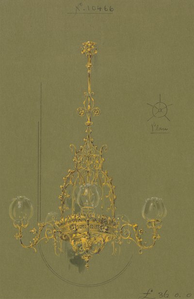 Designs executed for Jones and Willis, metal and wood-workers and church furniture manufacturers of Birmingham and London by George Edmund Street