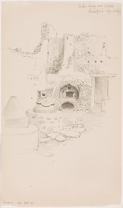 Bake Shop and Mills, Pompeii by George Elbert Burr