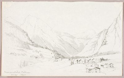 From Our Hotel, Cortina by George Elbert Burr