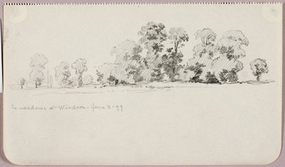 In the Meadows at Windsor by George Elbert Burr