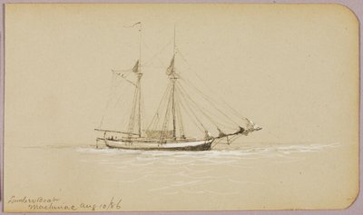 Lumber Boat, Mackinac by George Elbert Burr