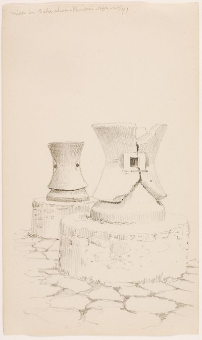 Mills in Bake Shop--Pompeii by George Elbert Burr