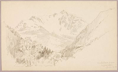 Monte Rosa from Ceppomorelli by George Elbert Burr