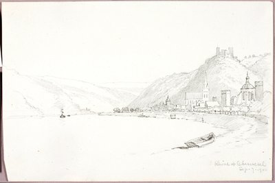 Rhine at Oberwesel by George Elbert Burr