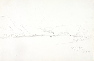 Up Rhine from Hirzenach by George Elbert Burr